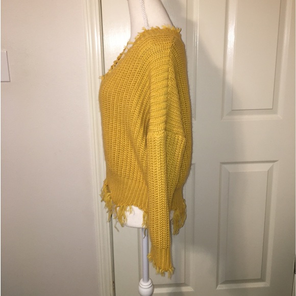 Main Strip Oversized V-Neck Sweater - Picture 7 of 9